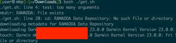 Command injection output