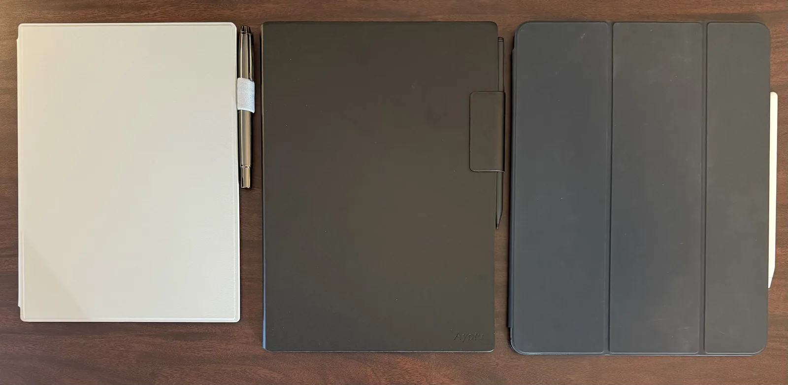 Picture of the three devices.